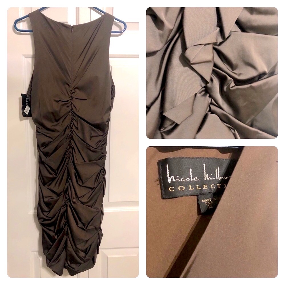 NWT 12 Bronze dress